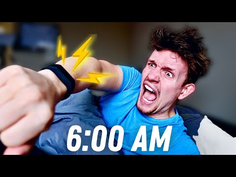 Reviewing The World's MOST PAINFUL Alarm Clock (Pavlok Shock Clock)