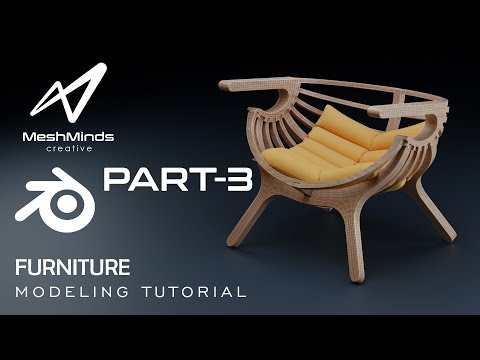 Blender Chair Modeling Tutorial | Part 3 (Final Assembly)