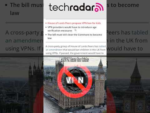 Trying to ban VPNs now?