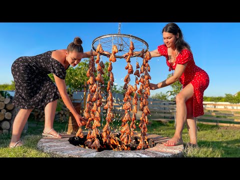 199 Куриных Крылышек Зажаренные в Подземном Тандыре! Невероятное блаженство вкуса