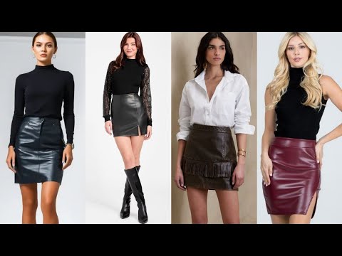 Leather Mini Skirt Styling Ideas | Modern, Classy & Fashion-Forward Looks