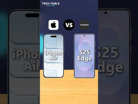 iPhone Air VS S25 Edge - Which Slim Phone is Better?