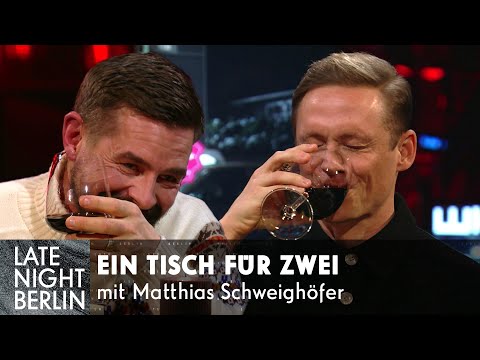 Ein Tisch für Zwei - mit Matthias Schweighöfer | Late Night Berlin