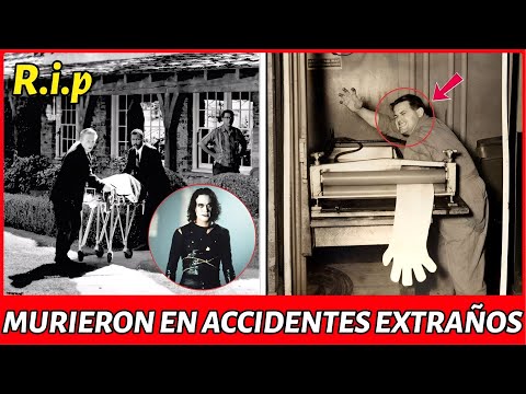 24 CELEBRIDADES que MURIERON en ACCIDENTES EXTRAÑOS | Antes y Después 2025
