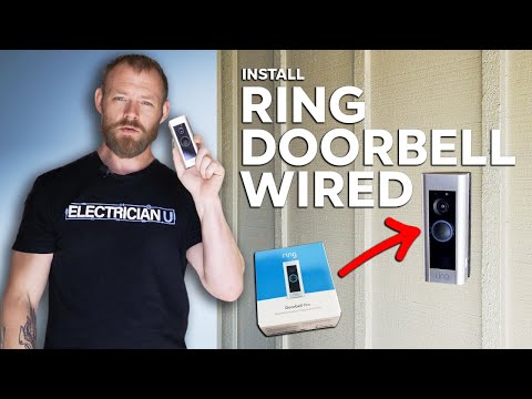 How To Install a Ring Video Doorbell Wired - From an Electrician
