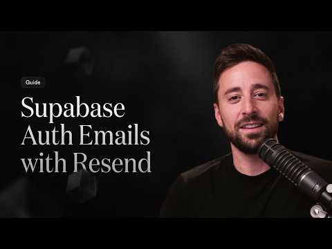 How to use Resend for Supabase Auth Emails