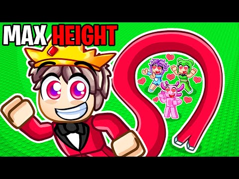 Every Second my LEGS GROW TO RIZZ GIRLS in Roblox...