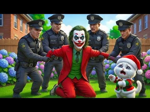 😱 OMG🐾 How the Kitten Confronted the Invading Joker | Cat Story 🃏🔥