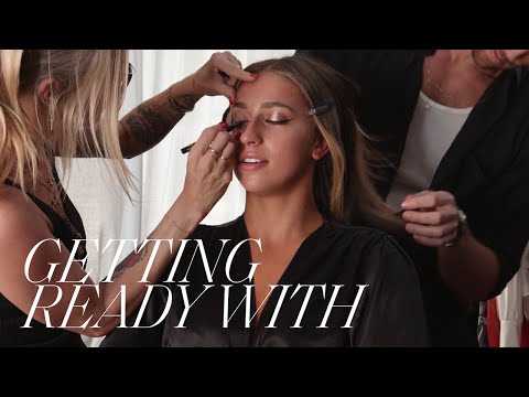 Tate McRae Had Her VMAs Look Cut Into a Mini Dress | Getting Ready With | ELLE