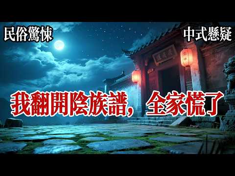 【純爽文】我們陳家祠堂裏，有本誰都不能看的陰族譜，據說記滿了祖宗們乾的髒事兒，大伯爲了羞辱我，罰我在爺爺忌日那天，一個人去祠堂守夜。