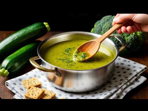 Diese Zucchinisuppe ist Balsam für meinen Magen! Iss diese Suppe und du nimmst 10 kg ab!