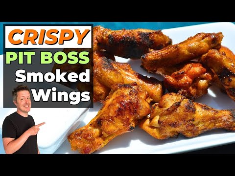 Perfectly CRISPY Smoked Chicken Wings on a Pit Boss