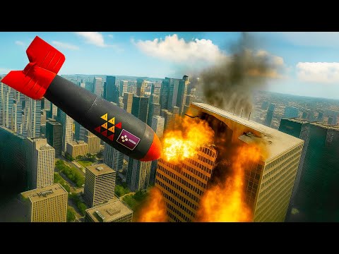 Throwing the Most Powerful Bombs in Garry's Mod BOOM!!