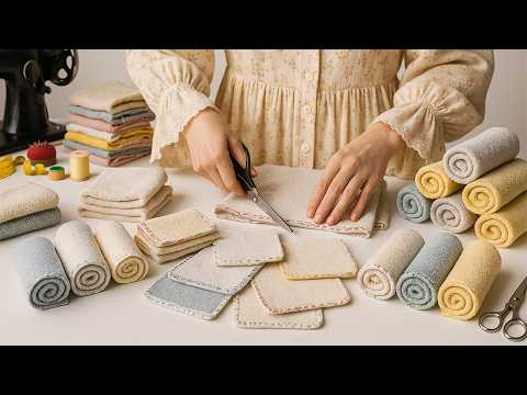 You’ll Never Throw Away Old Towels Again After Seeing These 3 Designs!✂️