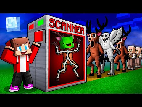 JJ Made a SCANNER To Find Mikey in Minecraft - Maizen (99 Nights In The Forest)