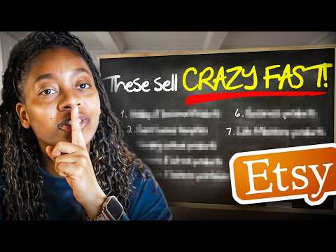 7 Digital Products that Sell CRAZY FAST on Etsy (Even If You’re a Beginner)