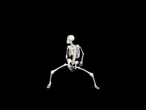 Dancing Skeleton Seamless Looping 10 Hours