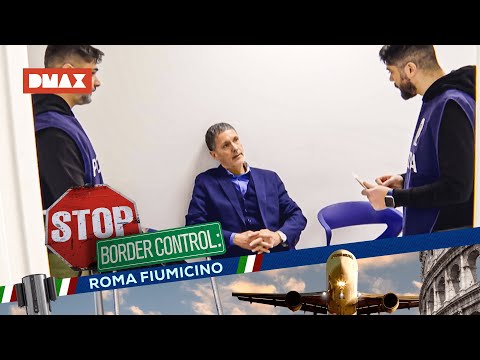 Uomo fuma in aereo e viene fermato | Border Control Roma Fiumicino
