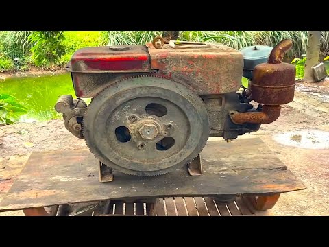 Full Restoration Of Old Diesel Engine Damage D35 // Restoration And Repair Of Old Diesel Engine