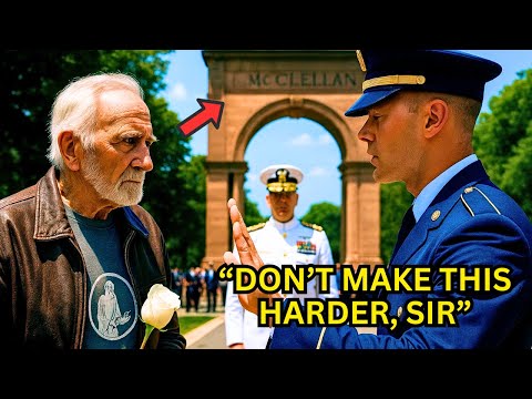 Tomb Guard Refused the Old Veteran at Arlington’s Gate — Until the Admiral Halted Everything