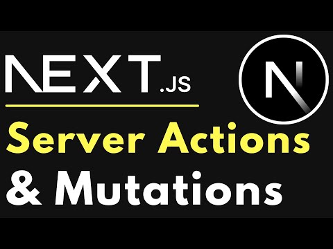 Server Actions in Next.js | Nextjs 13 Server Mutations