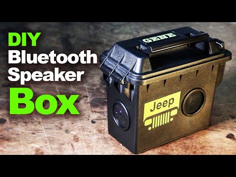Bluetooth Speaker Ammo Box. Simple Cheap Easy!