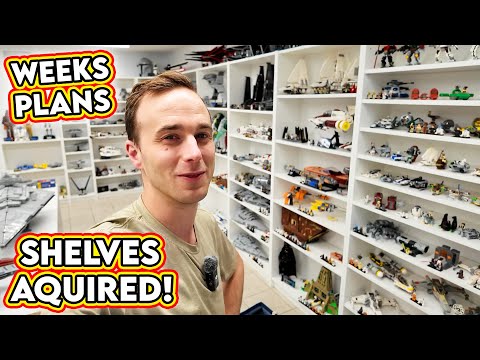 LEGO Room Shelving Acquired | This Weeks Plans!