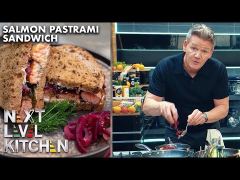 Gordon Ramsay Makes A Pastrami Sandwich...with Salmon ?!??! | Next Level Kitchen