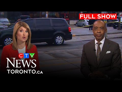 Suspect shot by police after officer stabbed in Toronto | CTV News Toronto at Six for Apr. 12, 2024