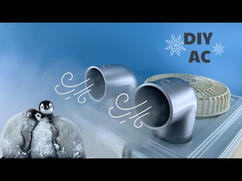 Super Homemade Air Cooler That Even Freezes Penguins! It's Amazing