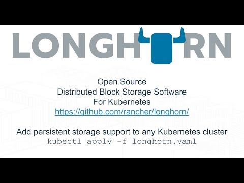 Kubernetes Master Class: Using Persistent Storage in Kubernetes and Project Longhorn