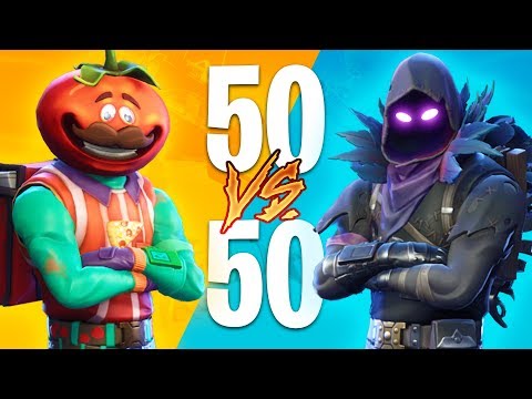 EPIC 50v50 FIGHTS!! (Fortnite Battle Royale)