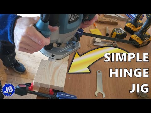 How To Make A Simple Hinge Jig - Set Door Hinges Fast, Easy, and Professionally