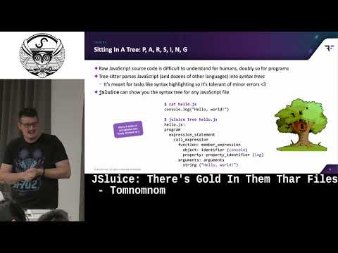 JSluice: There's Gold In Them Thar Files by Tomnomnom