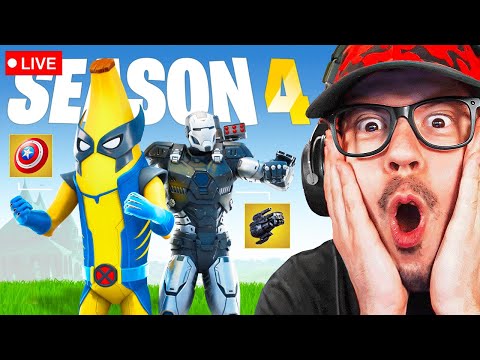 NEW Fortnite SEASON 4 is HERE and it's AWESOME!