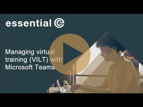 Virtual instructor-led training with Microsoft Teams