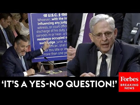 JUST IN: Ted Cruz And Merrick Garland Have Fiery Clash In Senate Judiciary Committee Hearing