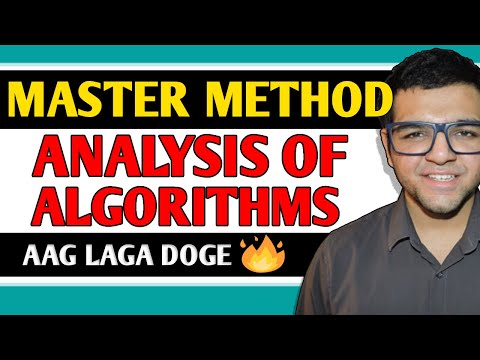 Master method / Master Theorem 🔥