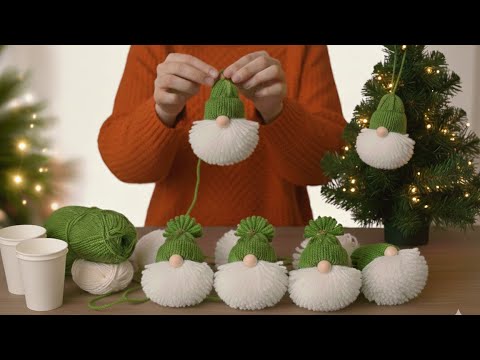 ​Santa Gnome Ornament (Quick & Cheap DIY)🎄🧑‍🎄