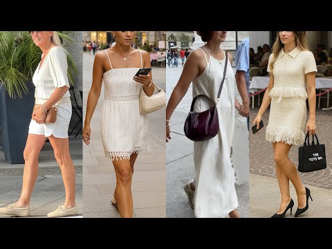 AUGUST 2025 ITALIAN STREET FASHION | HOW TO STYLE IN SUMMER | LUXURY OUTFITS & TRENDY SHOPPING LOOKS