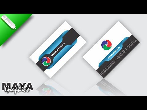 How to Create Business Card Design in Corel Draw | Visiting Card Design Tutorial In Hindi