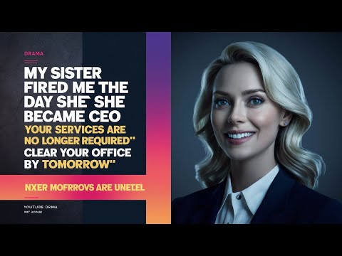 My Sister Fired Me As Soon As She Became CEO OF Our Family Business. I Couldn't Stop Laughing...