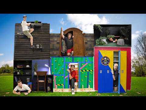 WE BUILT 6 MICRO HIDDEN ROOMS!