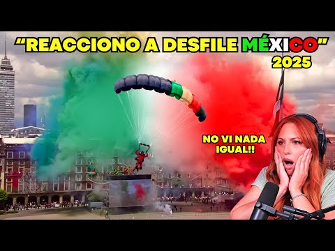 Reaccionando al DESFILE MILITAR de INDEPENDENCIA de MÉXICO 2025! ¡IMPRESIONANTE!| Ceci Dover