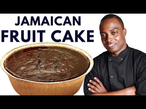 Jamaican fruit cake / Christmas cake recipe | Chef Ricardo Cooking