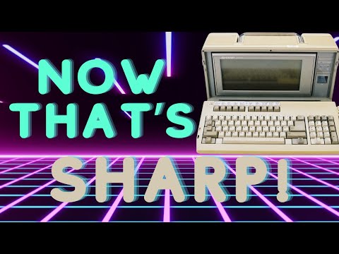 The SHARP PC-7000 'Portable' PC from 1985