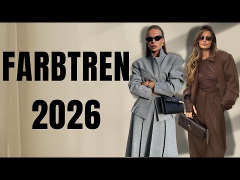 2026 Farbtrends, die Sie tragen MÜSSEN | Schicke & Elegante Kombinationen