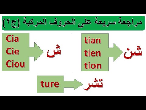 ( 2 ) ثاني درس في سلسلة ما بعد التأسيس في اللغة الإنجليزية ( تأسس بسهولة في الحروف المركبة )📚💯