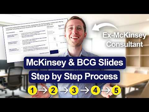 Create Slides like McKinsey and BCG Consultants (Step by Step Process)