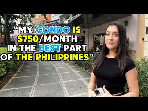 She Left the USA & Chose Philippines Over Thailand $750/Month BGC Condo Tour @Mariah Miller
